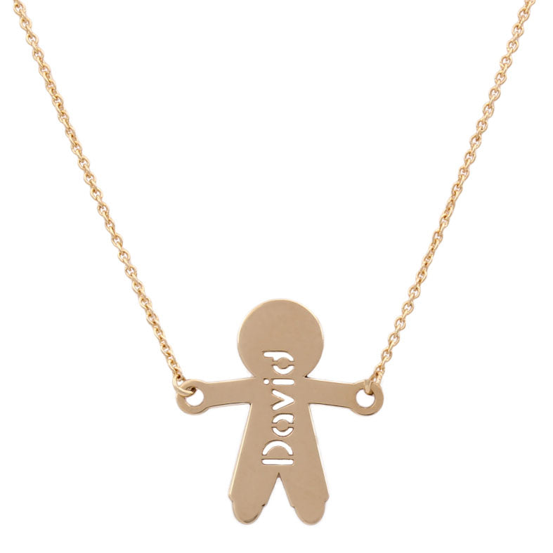 COLGANTE ORO 18KL NIÑO + NOMBRE - G690
