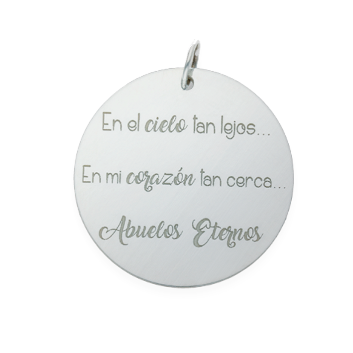 CHAPA PLATA 925MM PARA RAMO DE NOVIA - AG3198