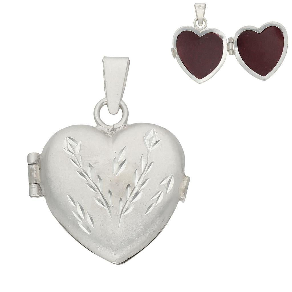 GUARDAPELO PLATA 925M CORAZON - 22X23MM - AG598