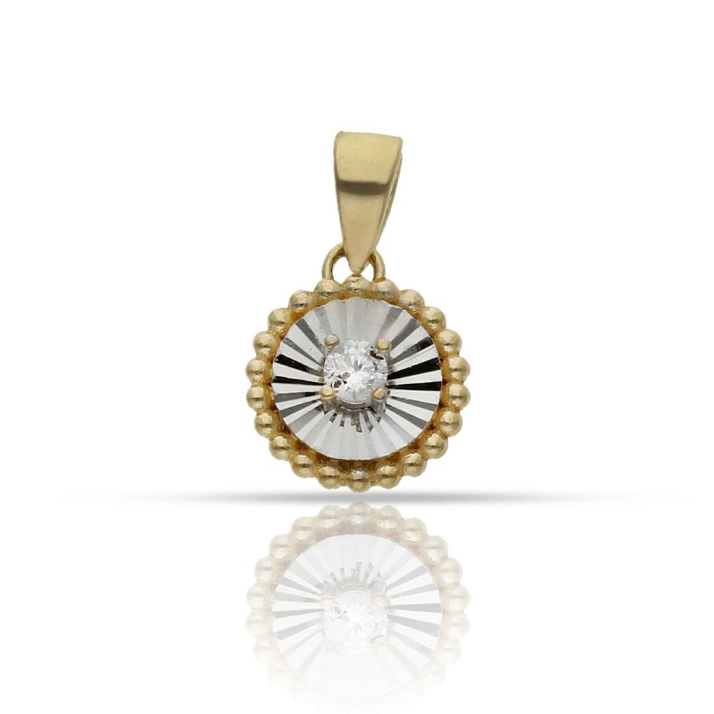 COLGANTE ORO 18KL CIRCONITAS - 9MM - G1120