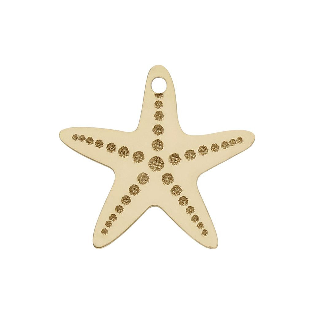 MI HISTORIA - ABALORIO ORO 18KL ESTRELLA MAR - HT258