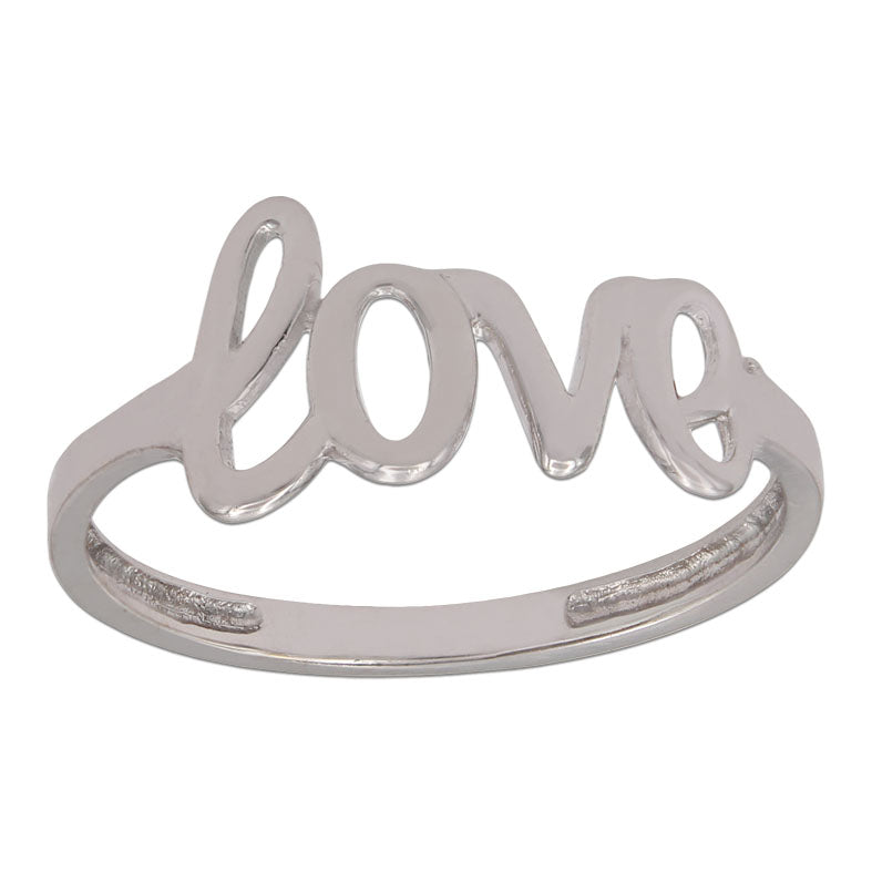 SORTIJA ORO BLANCO 18KL LOVE - S1001n10