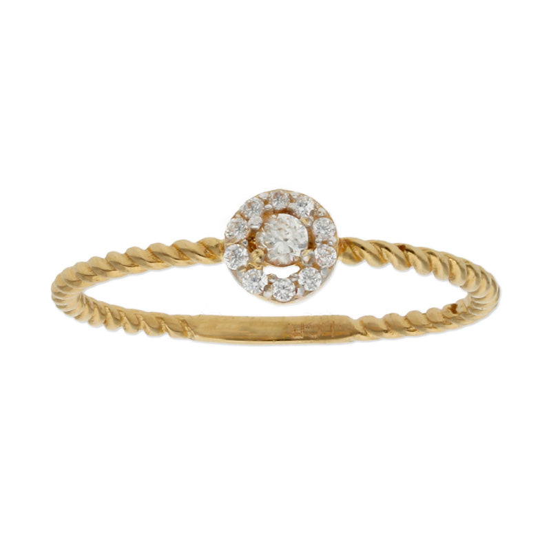SORTIJA ORO 18KL CIRCONITAS - S1012n10