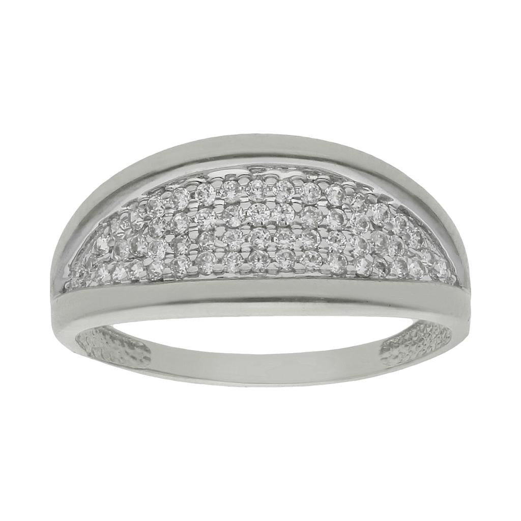 SORTIJA ORO BLANCO 18KL CIRCONITAS - S805n12