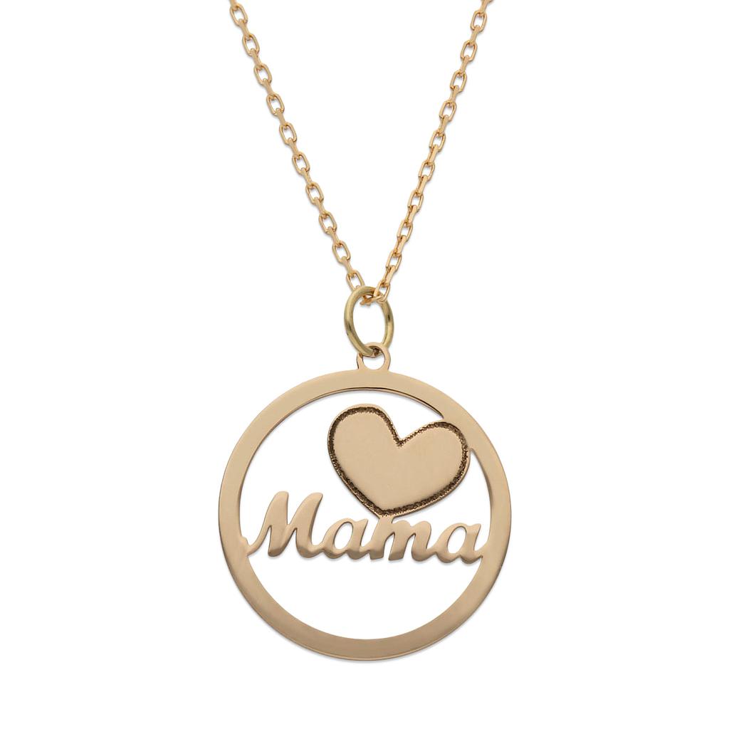 GARGANTILLA ORO 18KL NOMBRE + CORAZON - G890