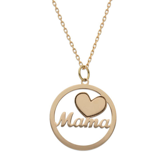GARGANTILLA ORO 18KL NOMBRE + CORAZON - G890
