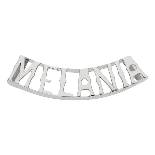 COLGANTE ORO BLANCO 18KL NOMBRE LISO - GL11B