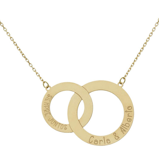 GARGANTILLA ORO 18KL 2 AROS - G1082