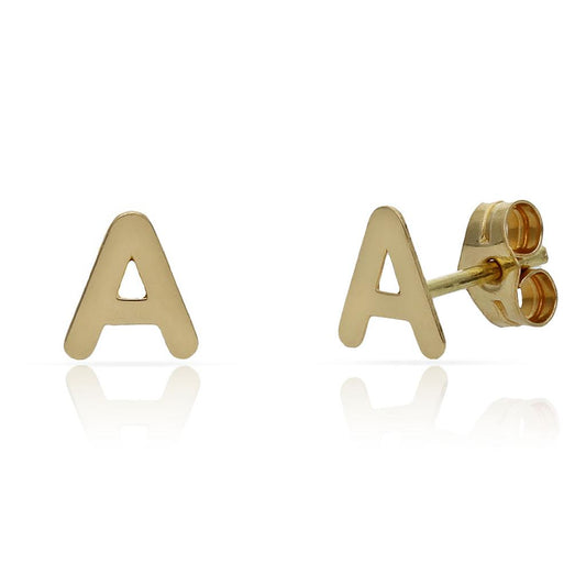 PENDIENTES ORO 18KL INICIALES - P996