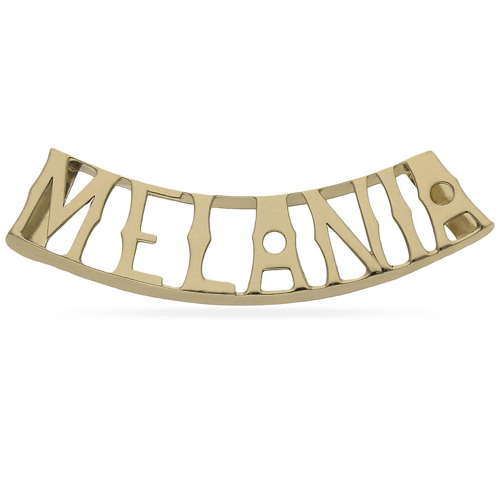 COLGANTE ORO 18KL NOMBRE LISO - GL11