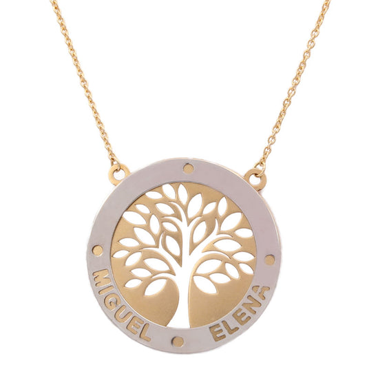 GARGANTILLA ORO 18KL ARBOL DE LA VIDA - G683