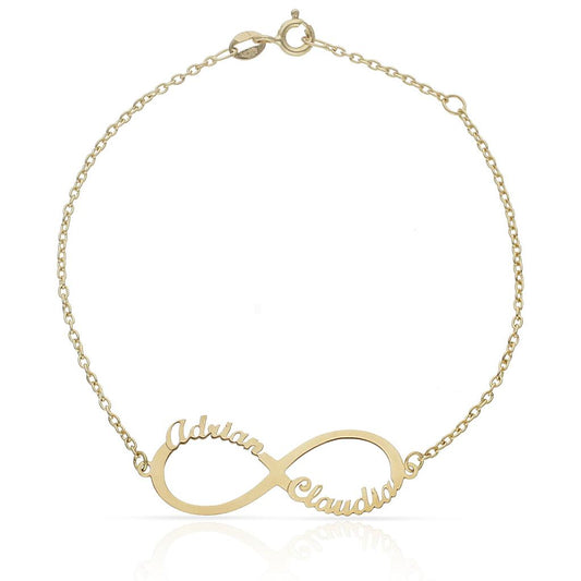 PULSERA ORO 18KL INFINITO NOMBRES - PU1180