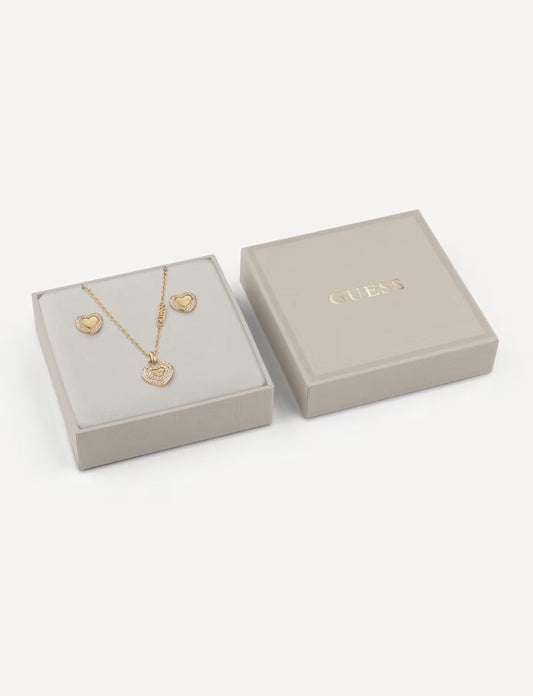 Juego de collar y pendientes "amami"