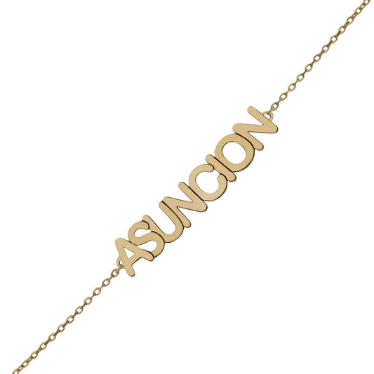 PULSERA ORO 18KL NOMBRE PEQUEÑO - PU1362