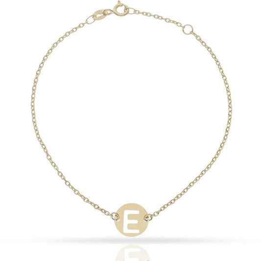 PULSERA ORO 18KL LETRA - 10MM - PU1458