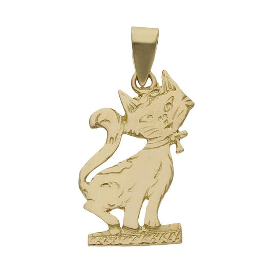 COLGANTE ORO 18KL GATO - G1063