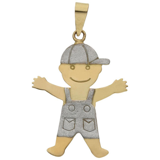 COLGANTE ORO 18KL NIÑO GRANDE - G323