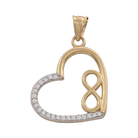 COLGANTE ORO 18KL CORAZON INFINITO - G753