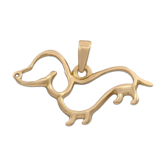 COLGANTE ORO 18KL PERRO - 26X11MM - G801