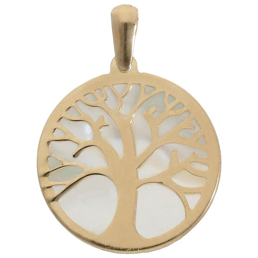 COLGANTE ORO 18KL ARBOL VIDA NACAR - 20MM - G854