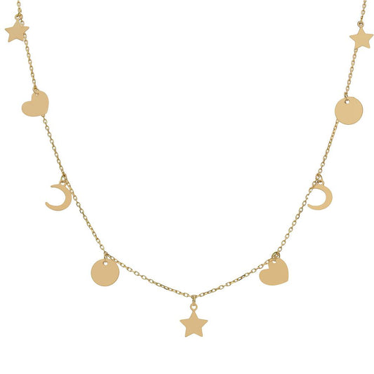 GARGANTILLA ORO 18KL MINI CHARMS MIX - G959