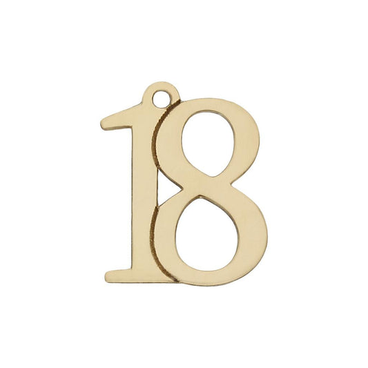 MI HISTORIA - ABALORIO ORO 18KL NUMEROS - HT225