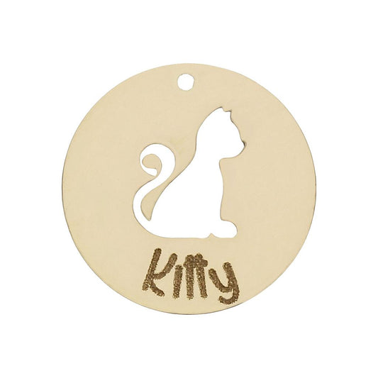 MI HISTORIA - ABALORIO ORO 18KL GATO - HT267