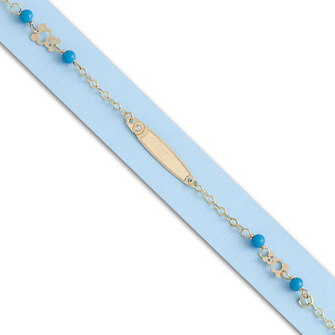 PULSERA ORO 18KL CIRCULO CIRCONITA - PU761