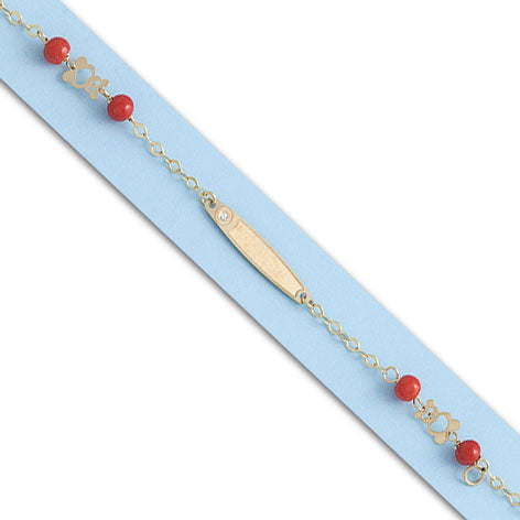 PULSERA ORO 18KL CIRCULO CIRCONITA - PU762