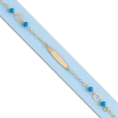PULSERA ORO 18KL CIRCULO CIRCONITA - PU763