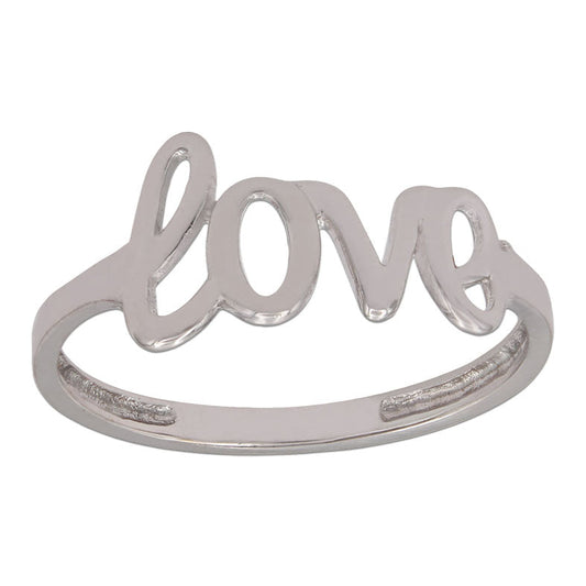 SORTIJA ORO BLANCO 18KL LOVE - S1001n10