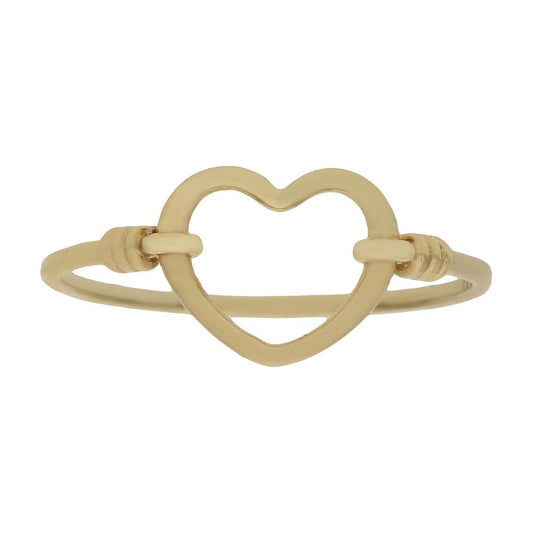 SORTIJA ORO 18KL CORAZON - S1027n10