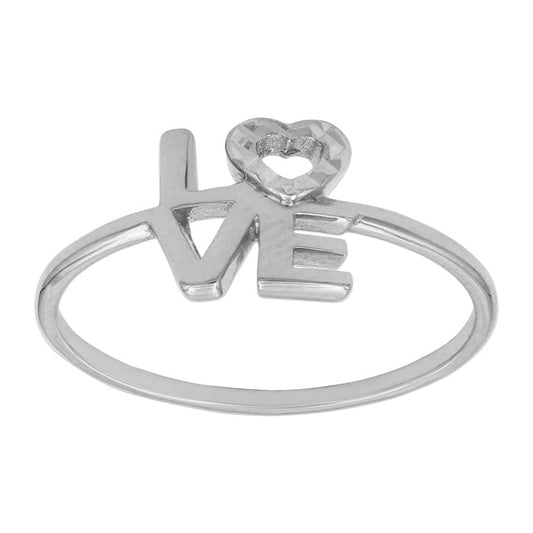 SORTIJA ORO BLANCO 18KL LOVE - S1043n10