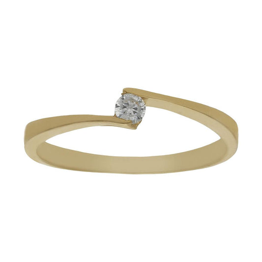 SORTIJA ORO 18KL CIRCONITA - S44An10