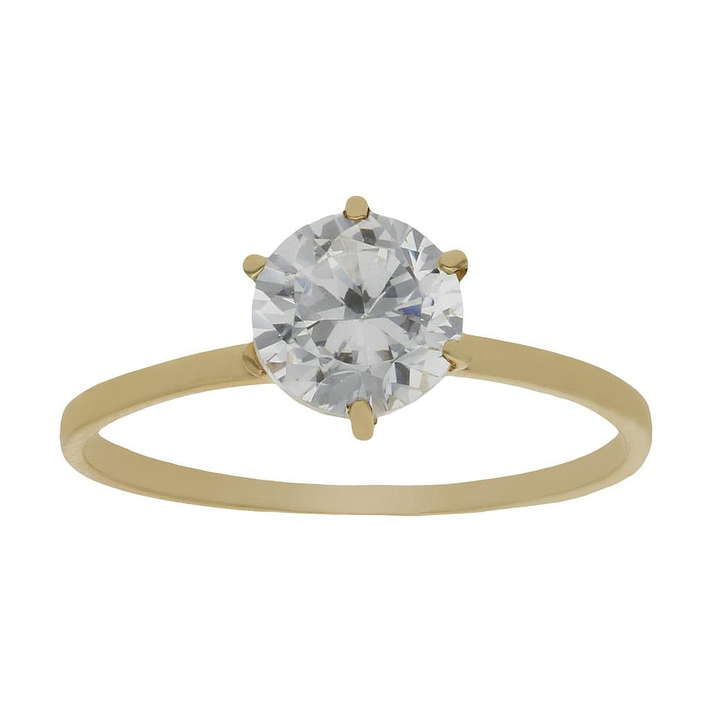 SORTIJA ORO 18KL CIRCONITA - S487n10