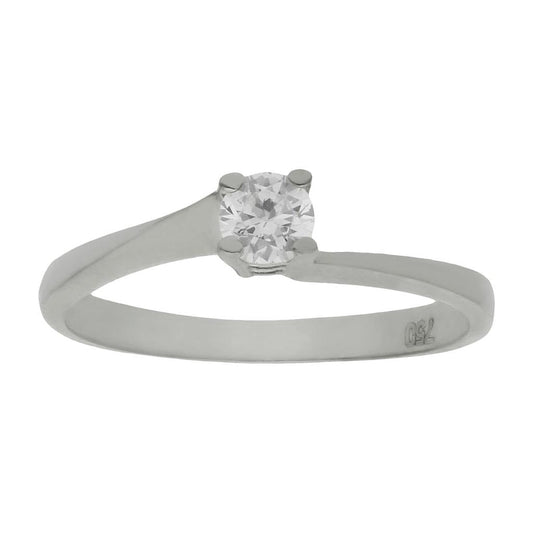 SORTIJA ORO BLANCO 18KL CIRCONITA - S792n12