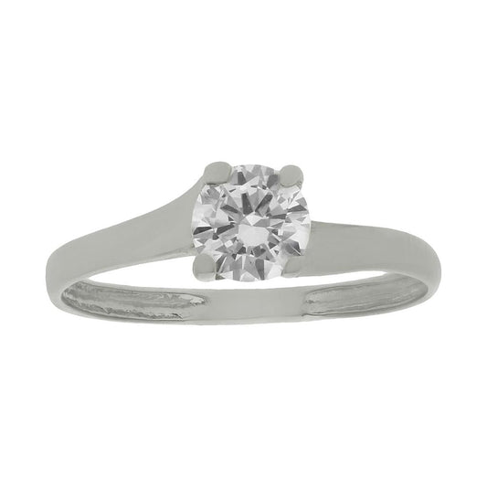 SORTIJA ORO BLANCO 18KL CIRCONITA - S793n12