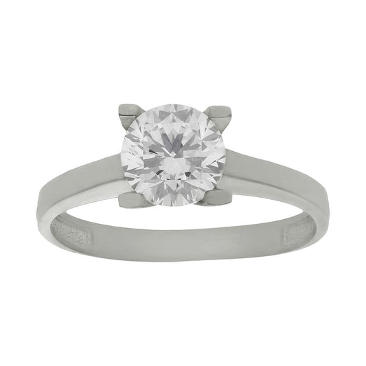 SORTIJA ORO BLANCO 18KL CIRCONITA - S794n12