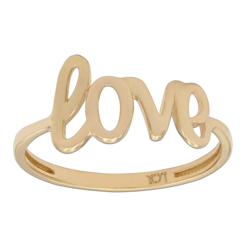 SORTIJA ORO 18KL LOVE - S969n10