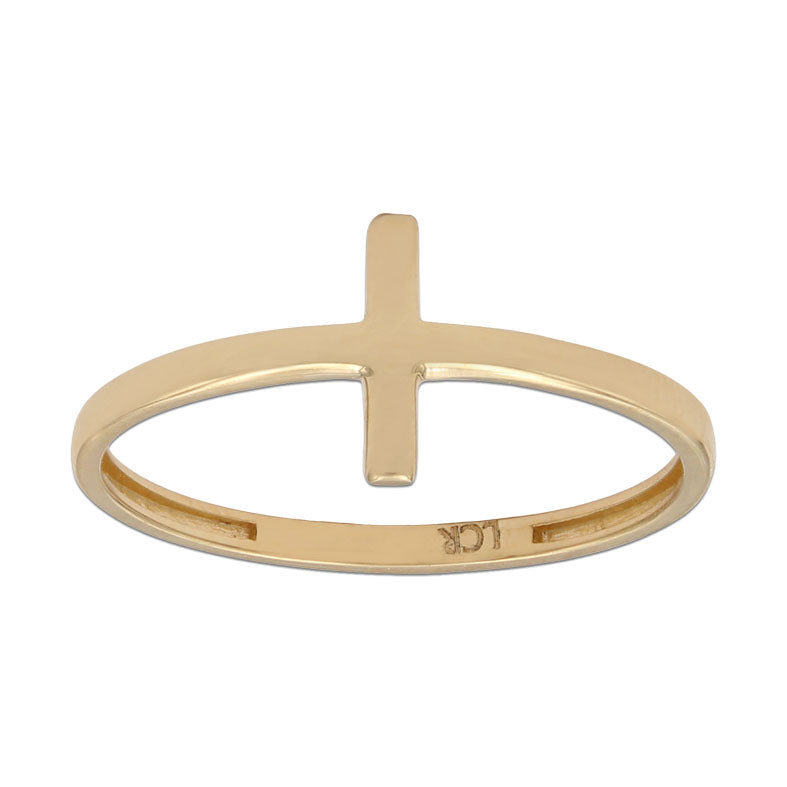 SORTIJA CRUZ ORO 18KL - S978n10