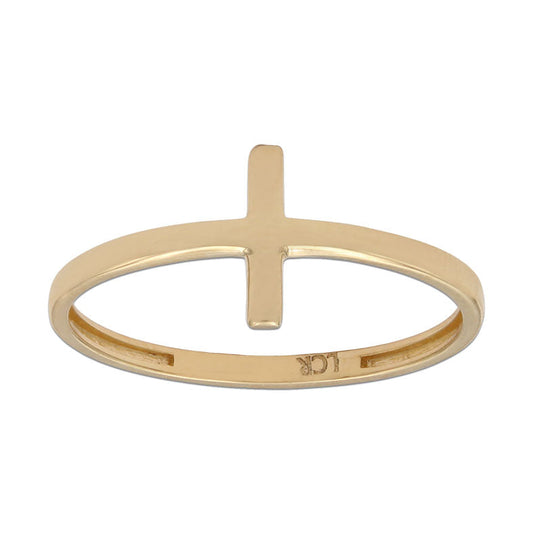SORTIJA CRUZ ORO 18KL - S978n10