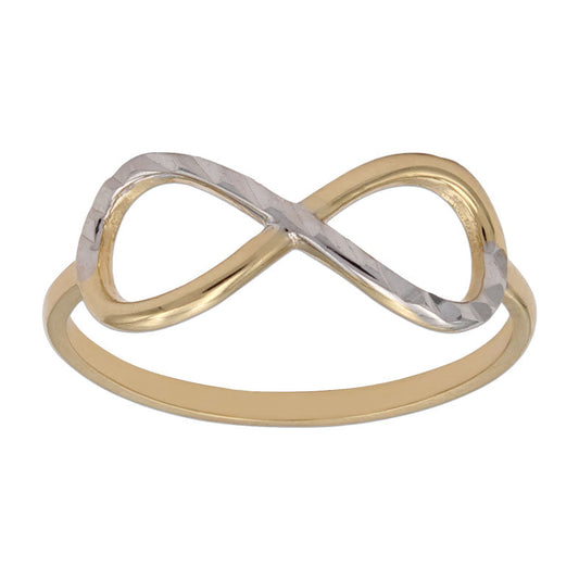 SORTIJA ORO 18KL INFINITO BICOLOR - S981n10